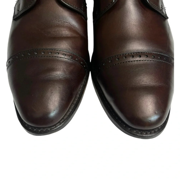 Allen Edmonds 13D Leather ‘Clifton’ 3348 Cap Toe Oxfords in Brown Leather Shoes‎ main image 7